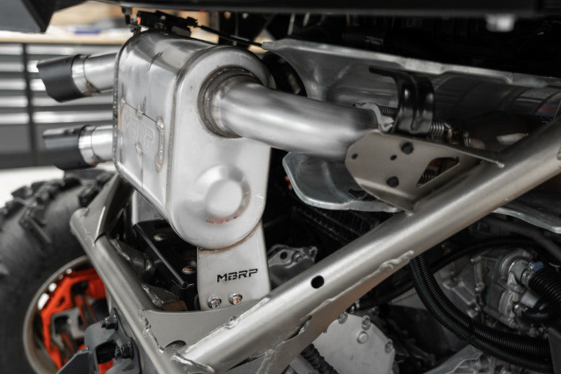 MBRP AT-9208AS 17-18 Can-Am Maverick X3 Dual Out Active Exhaust
