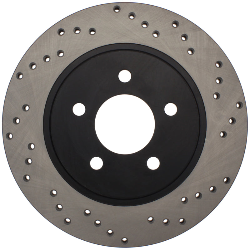 Stoptech 128.61087R StopTech 05-10 Ford Mustang V6/4.0L / GT V8/4.6L Cross Drilled Right Rear Rotor