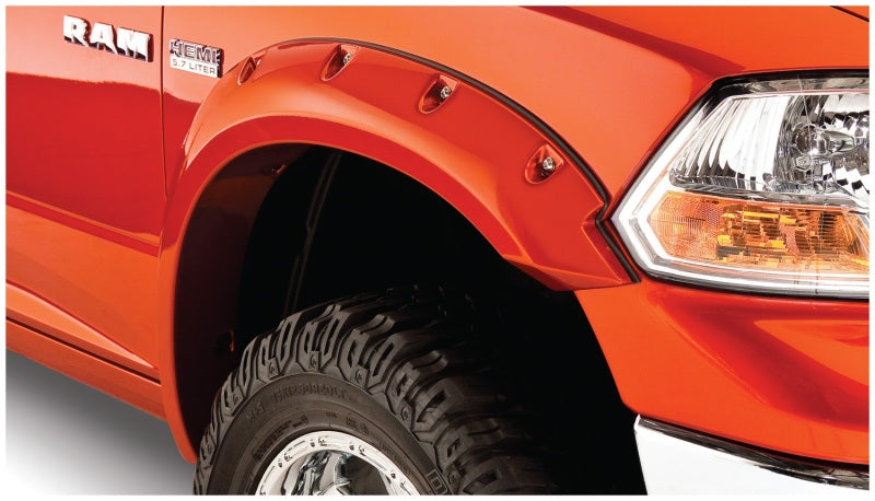 Bushwacker 50915-02 09-18 Dodge RAM 1500 Fleetside Pocket Style Flares 4pc 67.4/76.3/96.3in Bed - Black