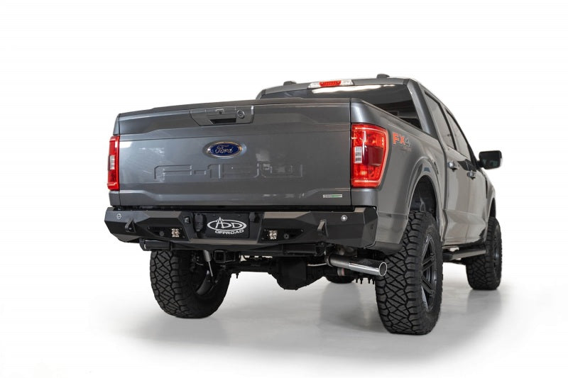 Addictive Desert Designs R191231280103 2021 Ford F-150 Stealth Fighter Rear Bumper w/ Back up Sensors