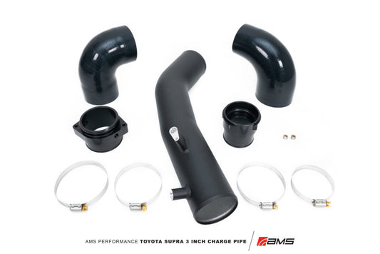 AMS AMS.38.09.0001-1 Performance 2020+ Toyota Supra A90 Aluminum 3in Charge Pipe Kit