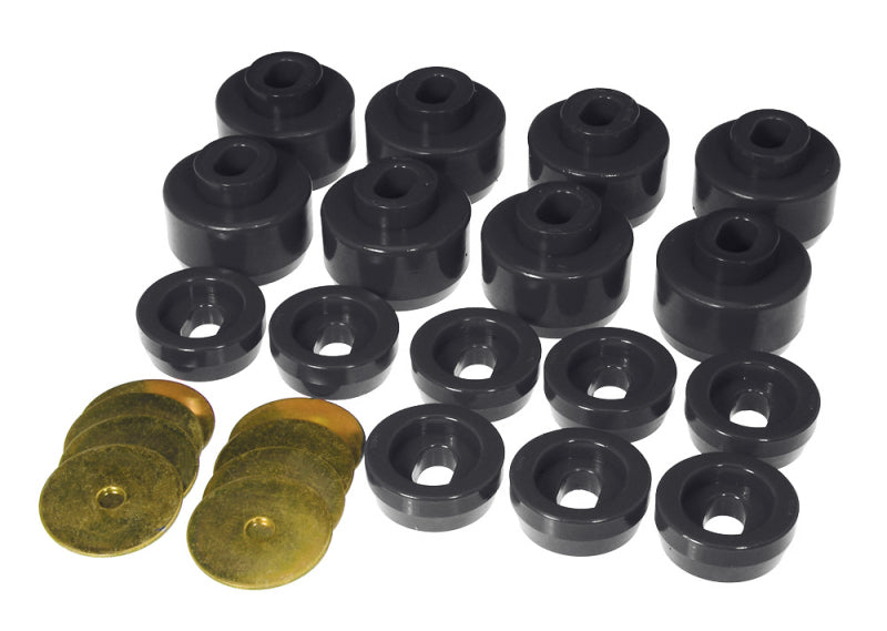 Prothane 7-141-BL 99-06 Chevy Silverado 2/4wd Body Mounts - Black