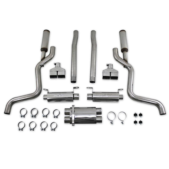 MBRP S7110304 08-11 Dodge Challenger SRT8 6.1L Hemi T304 Cat Back Dual Split Rear