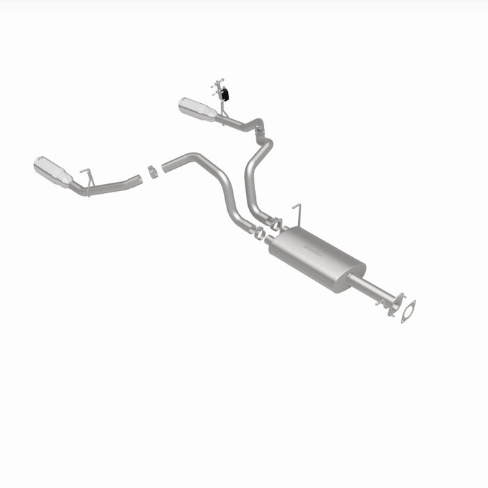 Magnaflow 19498 MagnaFlow 2019 RAM 1500 Street Series Cat-Back Exhaust Dual Rear Exit w/Polished Tips