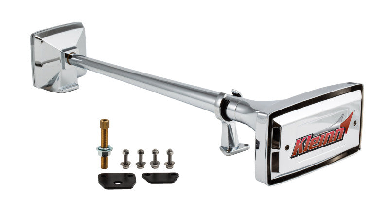 Kleinn Air Horns 412 Kleinn Chrome Roof Mount Single Horn/ 22.75In - Chrome-Plated Spun Copper