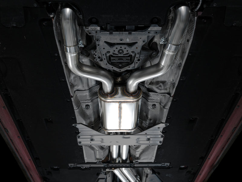 AWE Tuning 3025-33776 21-23 Audi C8 RS6/RS7 SwitchPath Cat-back Exhaust - Diamond Black Tips