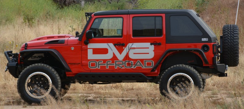 DV8 Offroad HDMB07-02 07-18 Jeep Wrangler JK Metal Heat Dispersion Hood - Primer Black