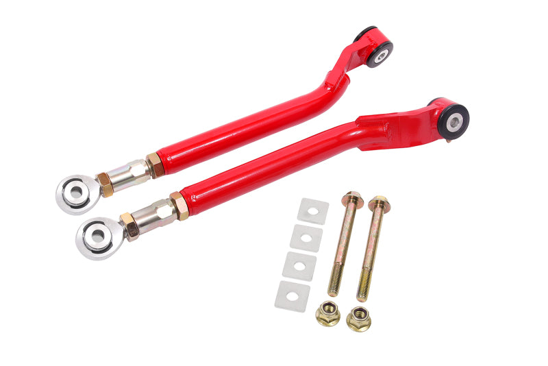 BMR Suspension TR110R BMR 08-17 Challenger Rear On-Car Adj. Toe Rods Delrin/Rod End Combo - Red