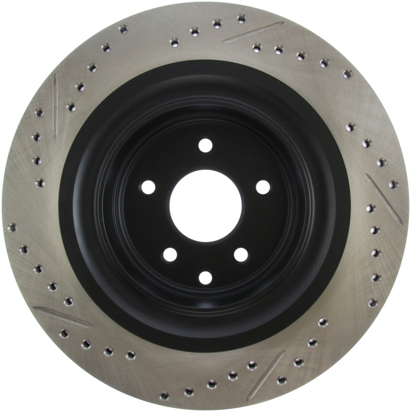 Stoptech 127.42101L StopTech Infiniti G37 / Nissan 370Z SportStop Slotted & Drilled Rear Left Rotor