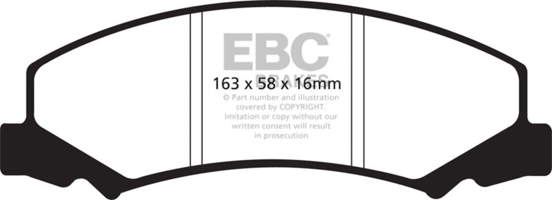 EBC DP31762C 08-09 Buick Allure (Canada) 5.3 Redstuff Front Brake Pads