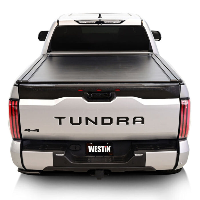 Westin 19-50285 22-26 Toyota Tundra 5ft 5in. (66in.) Bed Electric Retractable Tonneau Cover - Black