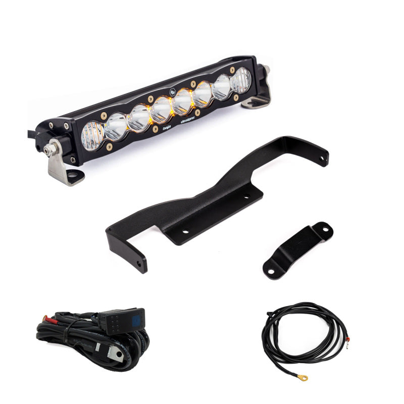 Baja Designs 448195 Can-Am Maverick R Clear 10in S8 Shock Tower Kit