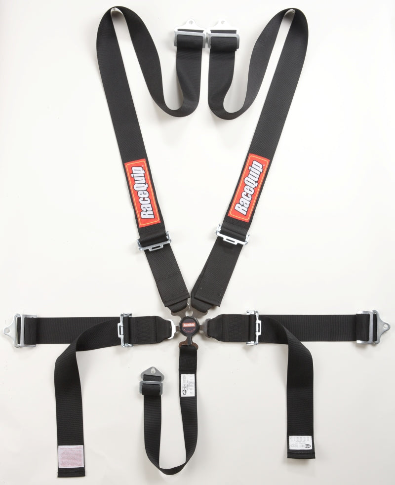 Racequip 741001 RaceQuip Black SFI CAMLOCK 5pt PD Lap Seat Belt