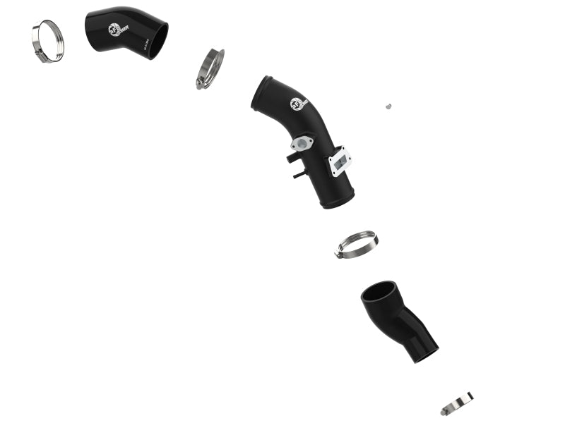 aFe 46-20649-B 19-22 Hyundai Veloster N L4 2.0L (t) BladeRunner 2-3/4in Aluminum Cold Charge Pipe - Black