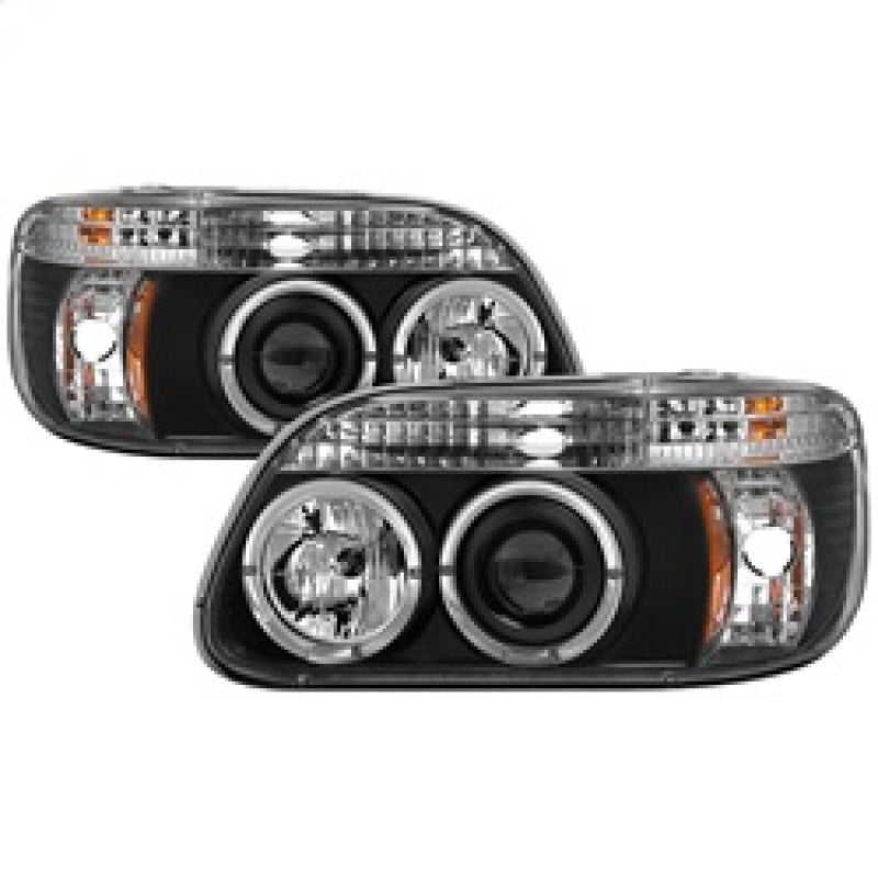 SPYDER 5010131 Spyder Ford Explorer 95-01 1PC Projector Headlights LED Halo Blk PRO-YD-FEXP95-HL-1PC-BK