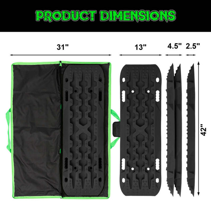 Rhino USA TRACBOARDS-BLK RSA Traction Boards
