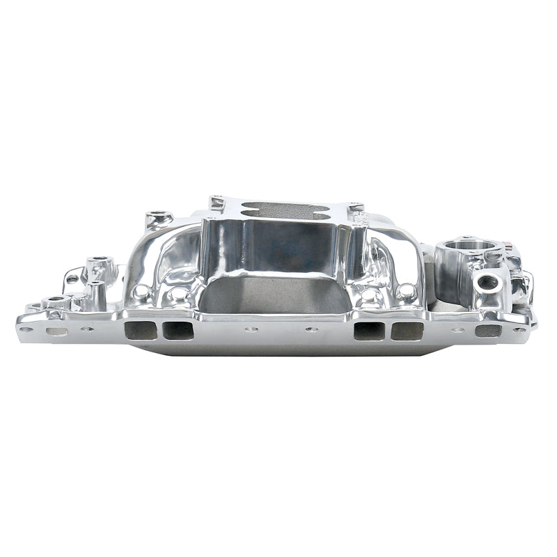 Edelbrock EDE75011 SBC Performer RPM A/G Manifold - Polished 7501