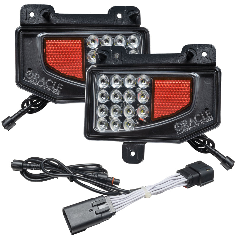 ORACLE Lighting 5881-504 Oracle Jeep Gladiator JT Rear Bumper LED Reverse Lights w/ Plug & Play Harness - 6000K SEE WARRANTY
