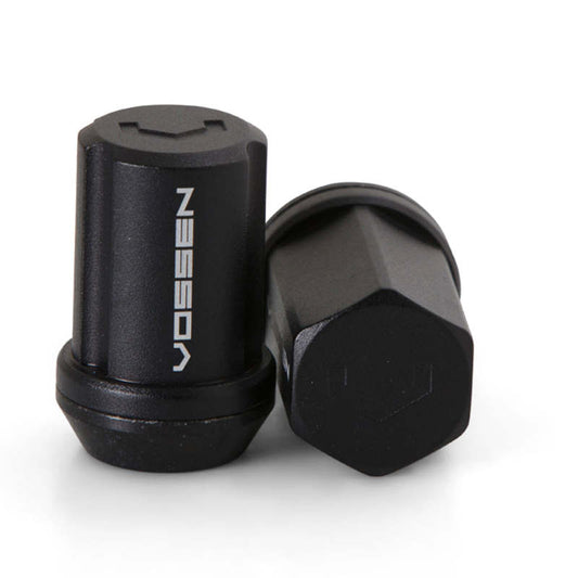 Vossen LUG-N1450-BC 35mm Lug Nut - 14x1.5 - 19mm Hex - Cone Seat - Black (Set of 20)