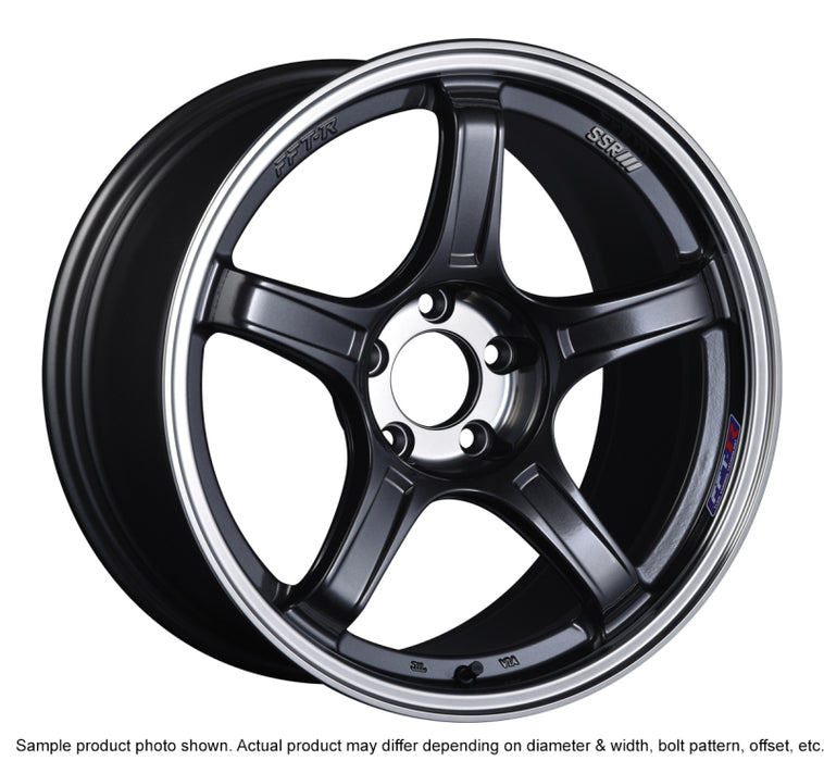 SSR XC18950+2205GGM GTX03 18x9.5 5x114.3 22mm Offset Black Graphite Wheel