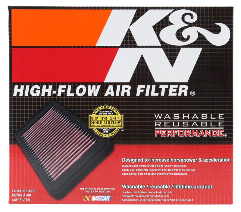 K&N Engineering 33-3153 K&N 19 Porsche 911 3.0L H6 F/I Drop In Replacement Air Filter