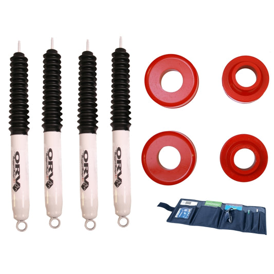 Rugged Ridge 18415.80 2-In Coil Spacer Kit Shocks 99-04 Grand Cherokee