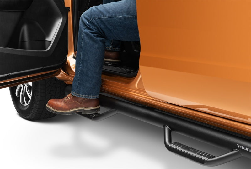 N-Fab F1981CC-TX Nerf Step 2019 Ford Ranger Crew Cab - Tex. Black - Cab Length - 3in