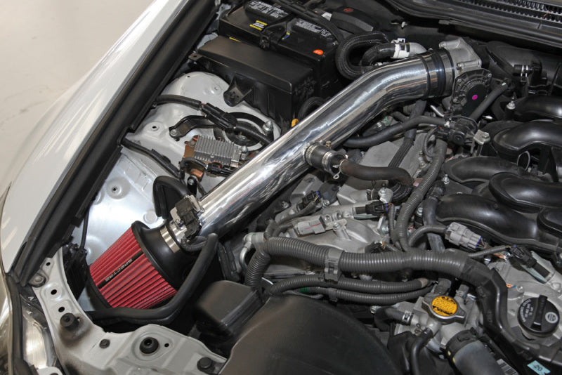 Spectre 10190 06-12 Lexus IS250/IS350 V6-2.5/3.5L F/I Air Intake Kit - Polished w/Red Filter