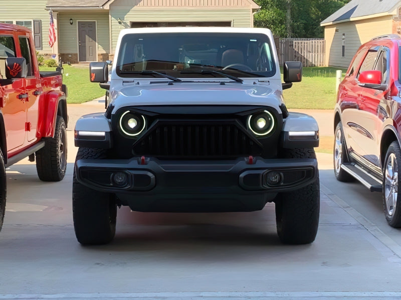 ORACLE Lighting 5839-504 Oracle Oculus Bi-LED Projector Headlights for Jeep JL/Gladiator JT - Matte Blk - 5500K