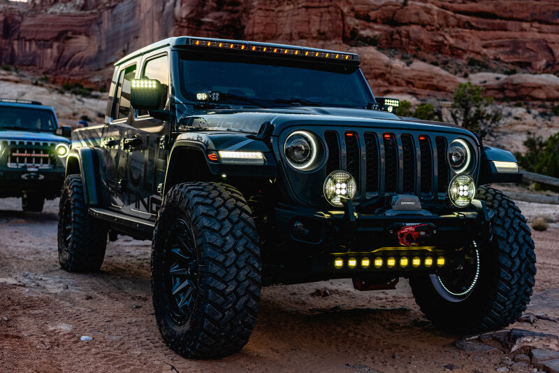 ORACLE Lighting 5917-023 Oracle Jeep Wrangler JL/Gladiator JT Integrated Windshield LED Light Bar System