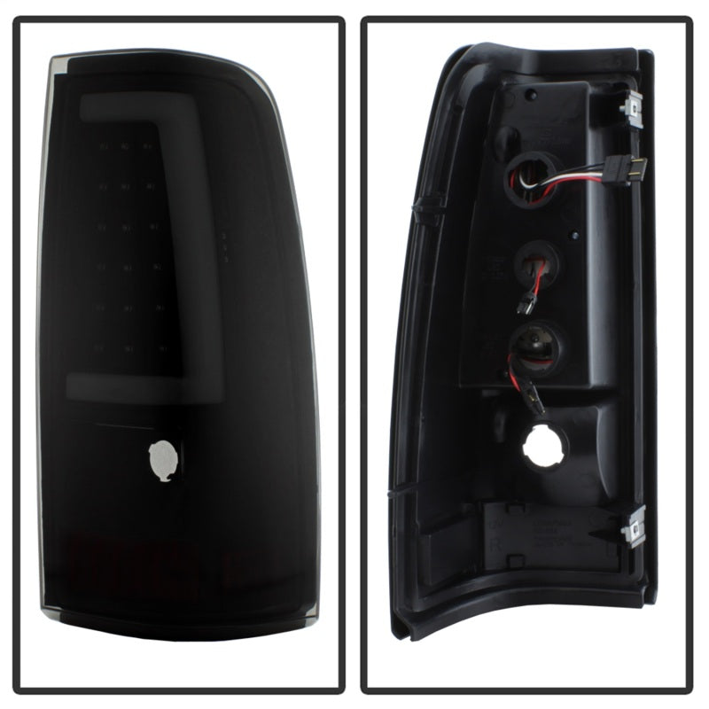 SPYDER 9038778 xTune Chevy Silverado 1500/2500/3500 99-02 Version 3 Tail Lights Black Smoke ALT-ON-CS99V3-LBLED-BSM