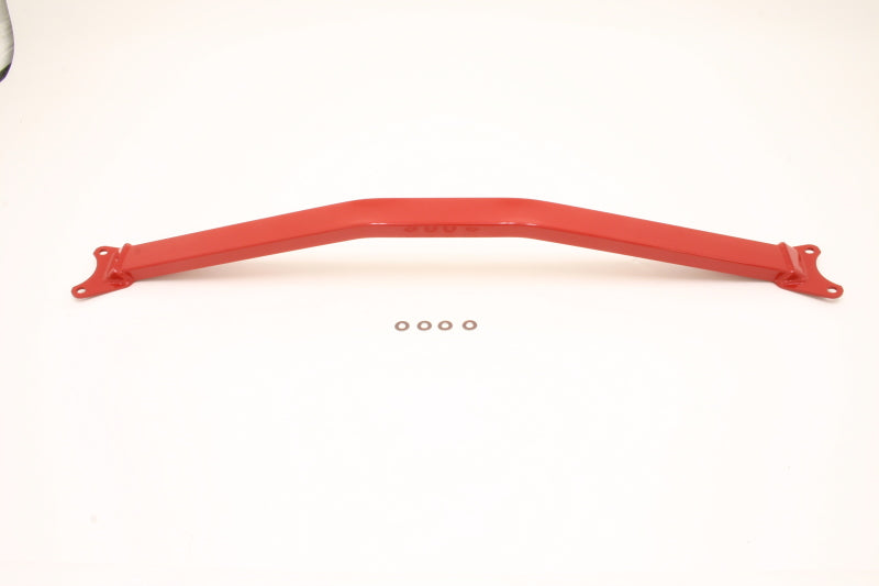 BMR Suspension STB011R BMR 05-14 S197 Mustang V8 w/ Plenum Cover Strut Tower Brace - Red
