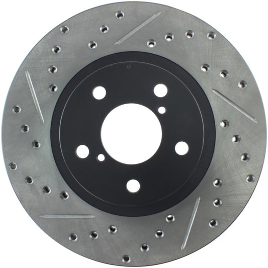 Stoptech 127.47012R StopTech Slotted & Drilled Sport Brake Rotor