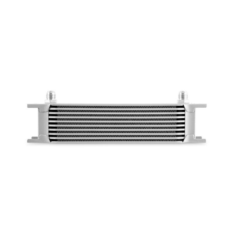Mishimoto MMOC-10-8SL Universal -8AN 10 Row Oil Cooler - Silver