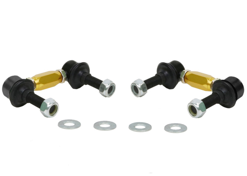 Whiteline KLC180-090 Universal Sway Bar Link Assembly Heavy Duty Adjustable Ball/Ball Style
