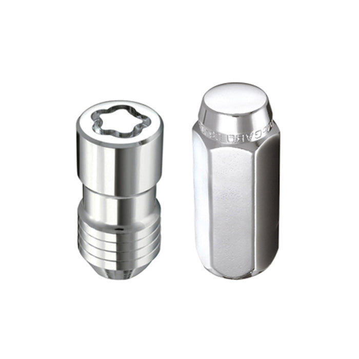 McGard 84638 6 Lug Hex Install Kit w/Locks (Cone Seat Nut) M14X1.5 / 22mm Hex / 1.945in. Length - Chrome
