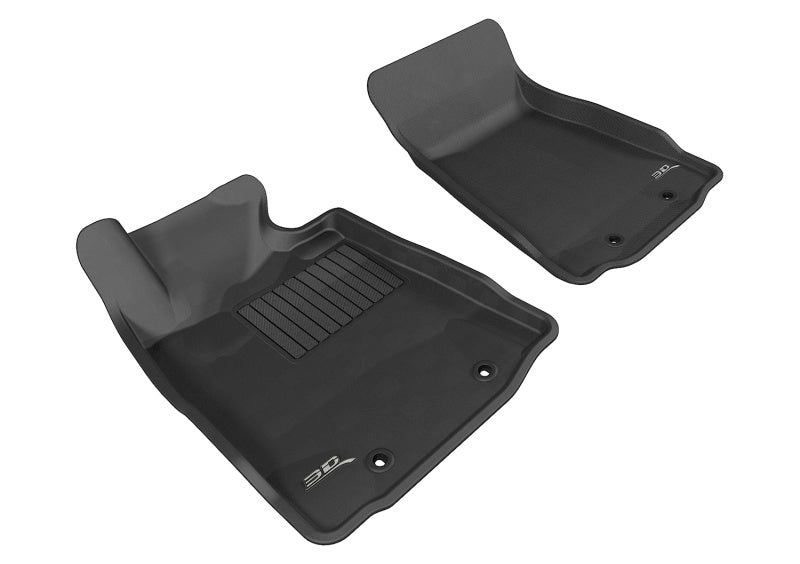 3D MAXpider L1NS03811509 2009-2019 Nissan 370Z Kagu 1st Row Floormat - Black