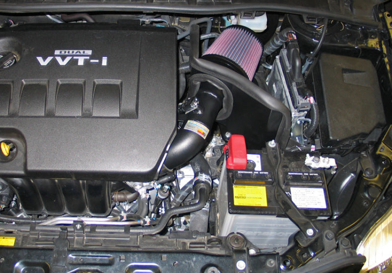 K&N Engineering 69-8757TTK K&N 09 Toyota Corolla L4-1.8L Typhoon Short RAM Intake