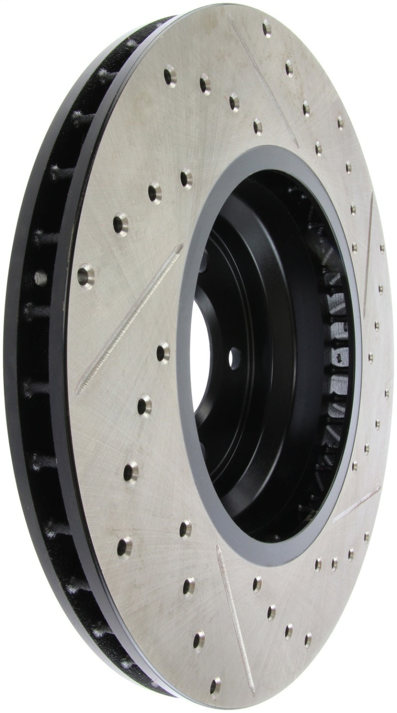 Stoptech 127.34093R StopTech 07-09 BMW 335 (E90/E92/E93) Slotted & Drilled Right Front Rotor