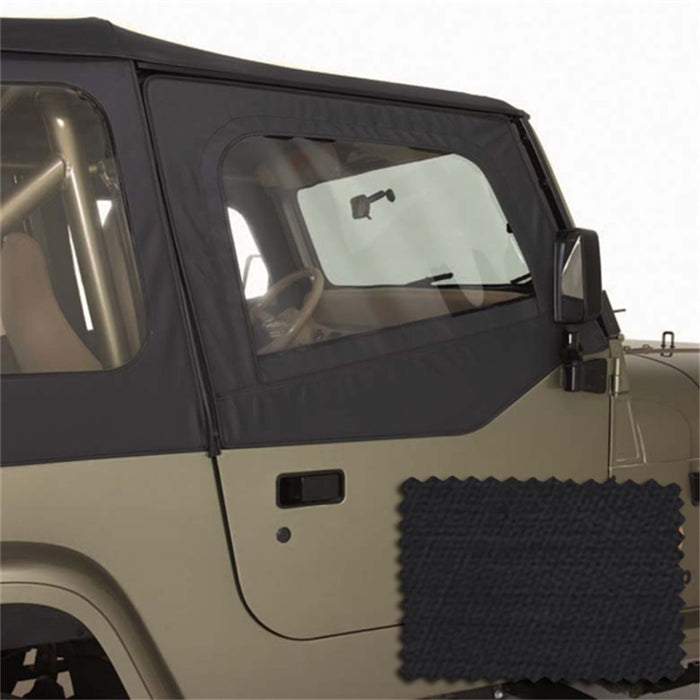 Rugged Ridge 13716.35 Door Skins Black Diamond 88-95 Jeep Wrangler YJ