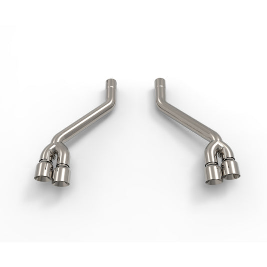 Kooks Headers 22606270 Kooks 2016 + Chevrolet Camaro SS 3in Axle Back Muffler Delete Exhaust System w/ Polished Quad Tips