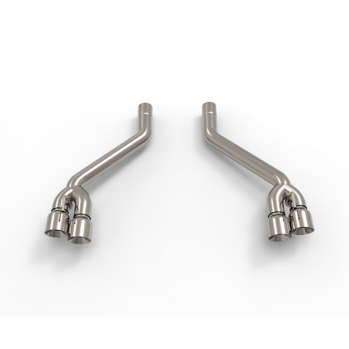 Kooks Headers 22606270 Kooks 2016 + Chevrolet Camaro SS 3in Axle Back Muffler Delete Exhaust System w/ Polished Quad Tips