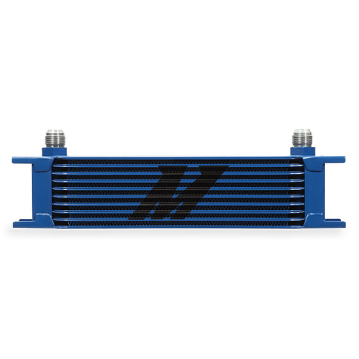 Mishimoto MMOC-10BL Universal 10 Row Oil Cooler - Blue