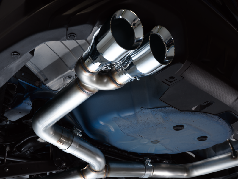 AWE Tuning 3020-42979 2022+ VB Subaru WRX Track Edition Exhaust - Chrome Silver Tips