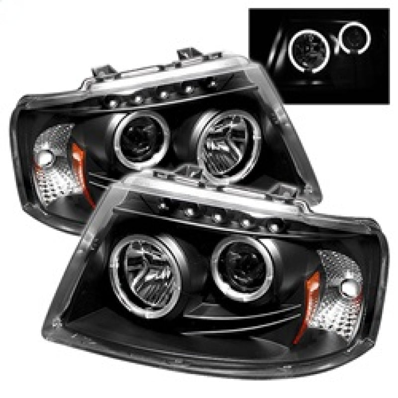 SPYDER 5010117 Spyder Ford Expedition 03-06 Projector Headlights LED Halo LED Blk (Not Included) PRO-YD-FE03-HL-BK
