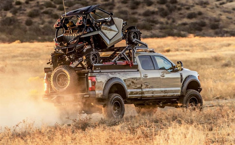 Magnaflow 17068 MagnaFlow 08-18 Ford F-250/F-350/F-450 4.6L/6.7 DPF-Back Black 4in Dual Single Rear Exit