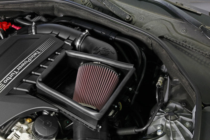 K&N Engineering 63-1132 K&N 2011-2016 BMW 535i L6-3.0L F/I AirCharger Performance Intake