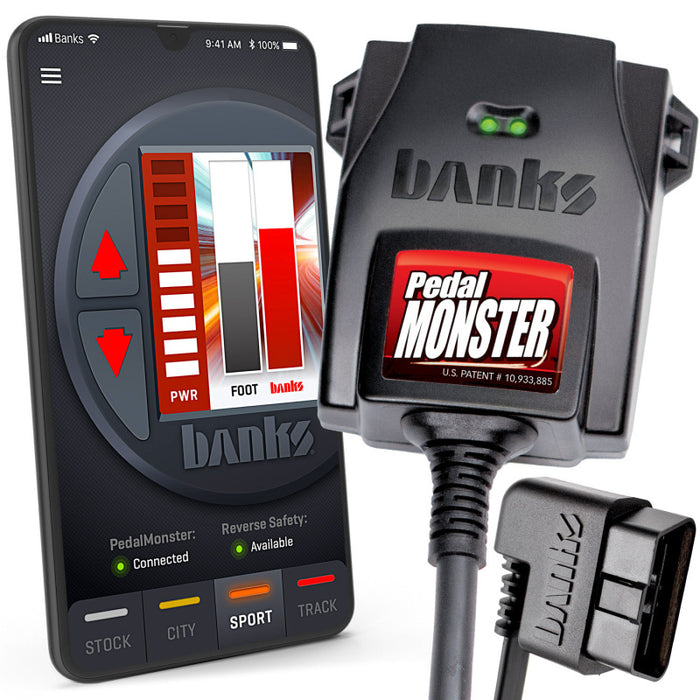Banks Power 64310-C Pedal Monster Kit (Stand-Alone) 07-19 RAM 2500/3500/11-20 Ford F-Series 6.7L Use w/Phone
