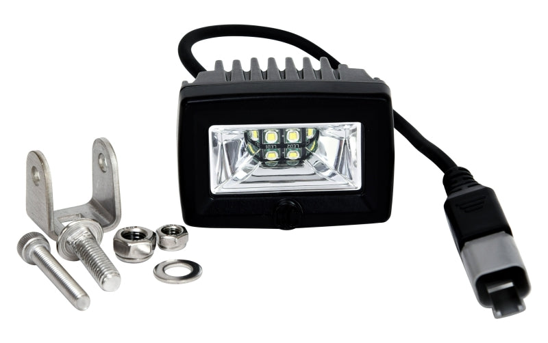 KC HiLiTES 328 C-Series 2in. C2 LED Light 20w Area Flood Beam (Pair Pack System) - Black