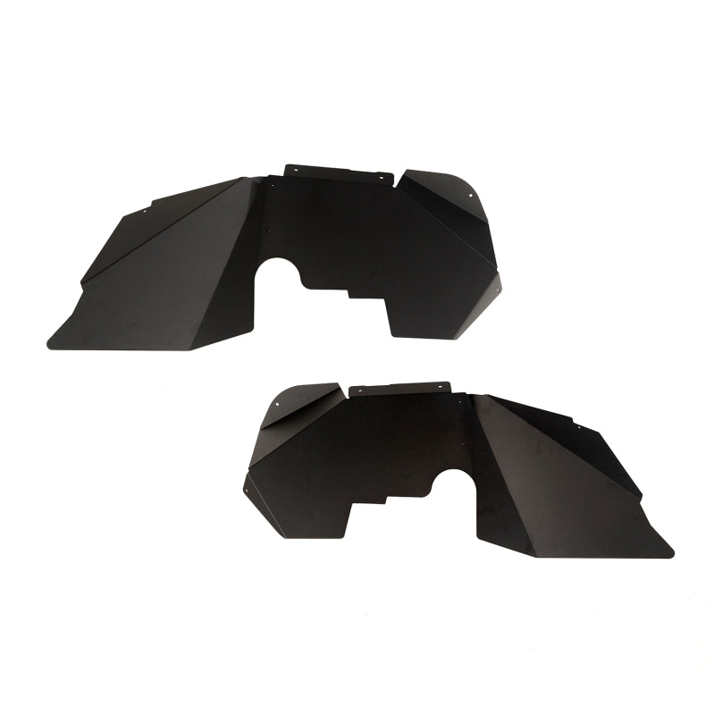 Rugged Ridge 11615.07 Aluminum Fender Liners Front Black 07-18 Jeep Wrangler JK/JKU